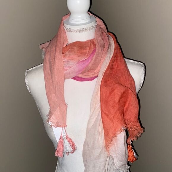Ann Taylor Loft Tasseled Wrap/Scarf! - Picture 1 of 11